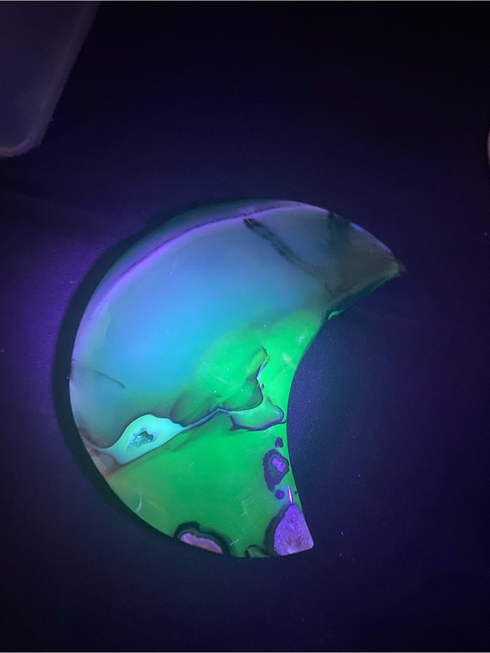 Volcano Agate moon - Picture 1 of 2